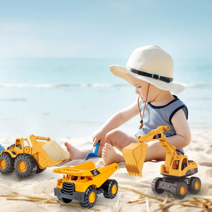 Generisch 3 Stück Bagger Spielzeug, Sandspielzeug Sandkasten Set, Sandkasten Kinderbagger Mit Kippla