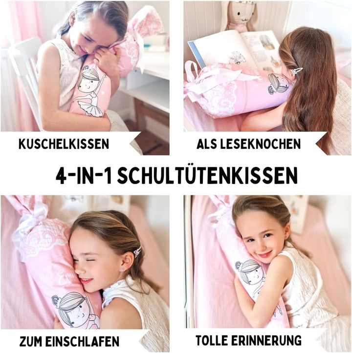 Dein Lieblingsteil Deine Schultüte aus Stoff Kuschel Velvet Wunschmotiv individualisierbar mit Wunsc