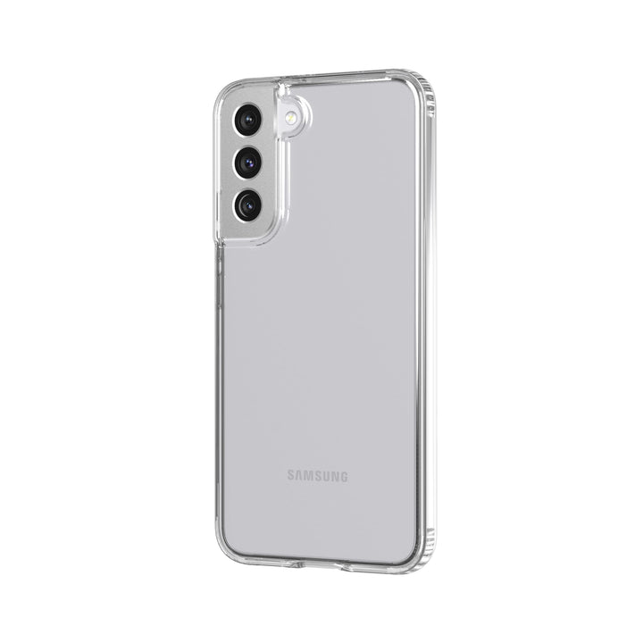tech21 Evo Clear für Samsung Galaxy S22 Plus - Klare und schützende Handyhülle mit 3,6 m Multi-Drop-