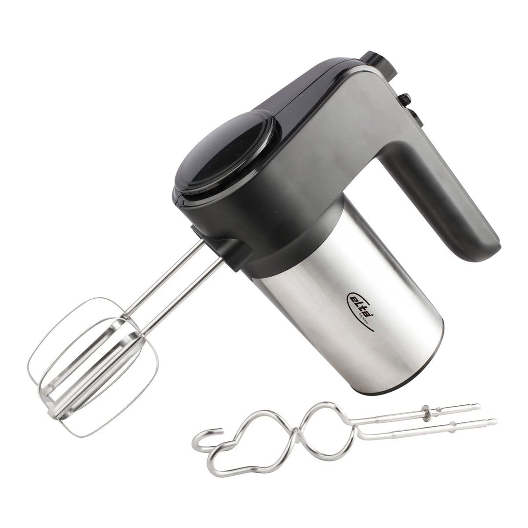 ELTA Turbo Handmixer Edelstahl, schwarz, HM-4001E