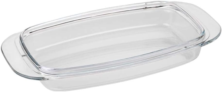 Tescoma Premium Bräter 39 x 22 x 17 cm I Antihaft, Spezialboden, Vielseitiger Glasdeckel I Universel