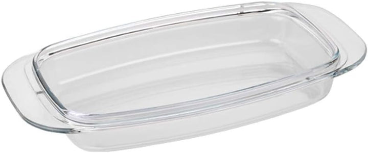 Tescoma Premium Bräter 39 x 22 x 17 cm I Antihaft, Spezialboden, Vielseitiger Glasdeckel I Universel