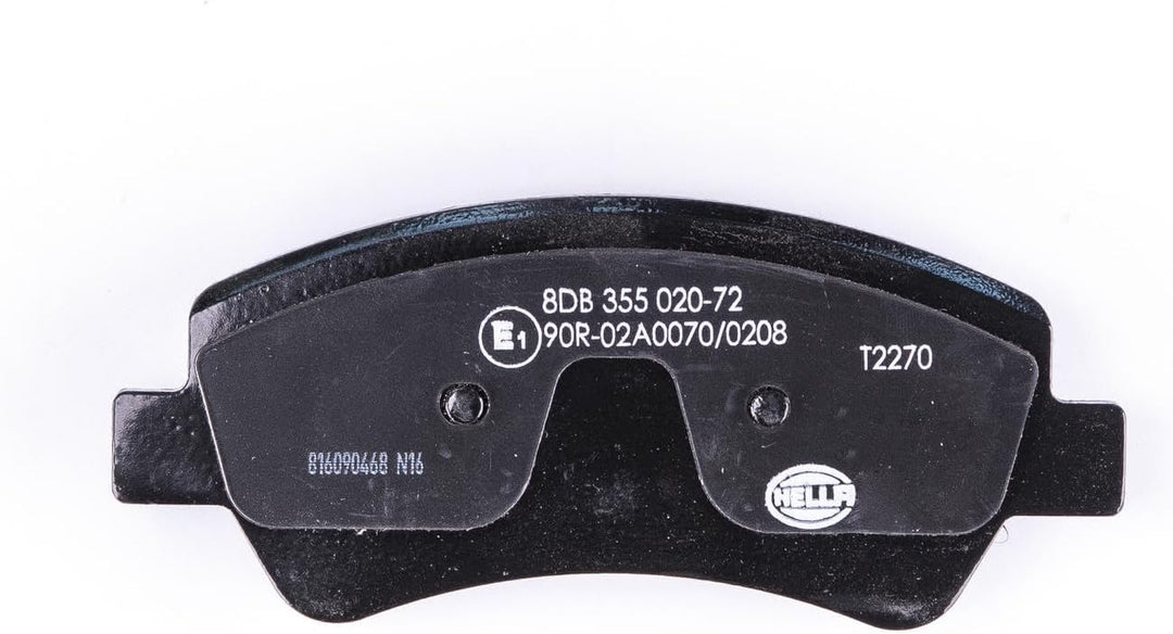 HELLA PAGID 8DB 355 020-721 Bremsbelagsatz - T2270 - Dicke/Stärke: 17.8mm - Bremssystem: TRW - für V