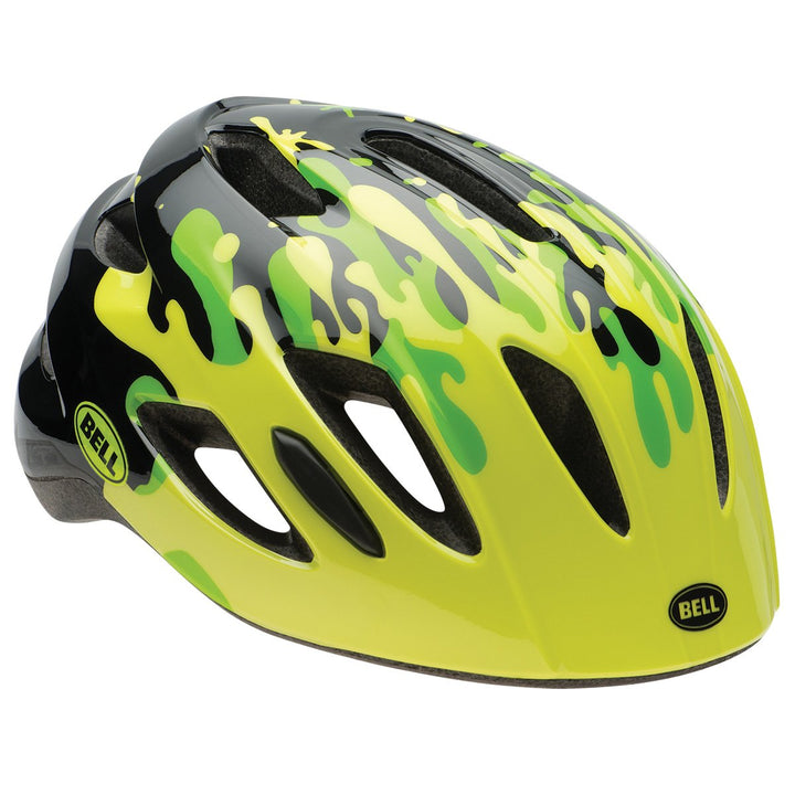 Bell Kinder Fahrradhelm 47-54 cm Pop Green Splat, 47-54 cm Pop Green Splat