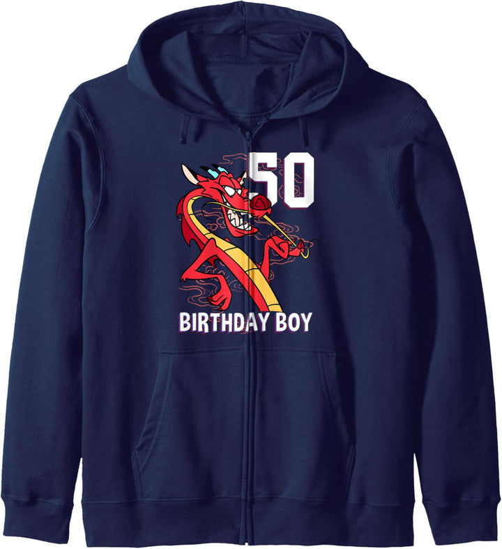 Disney Mulan 50th Birthday Boy Mushu Portrait Kapuzenjacke