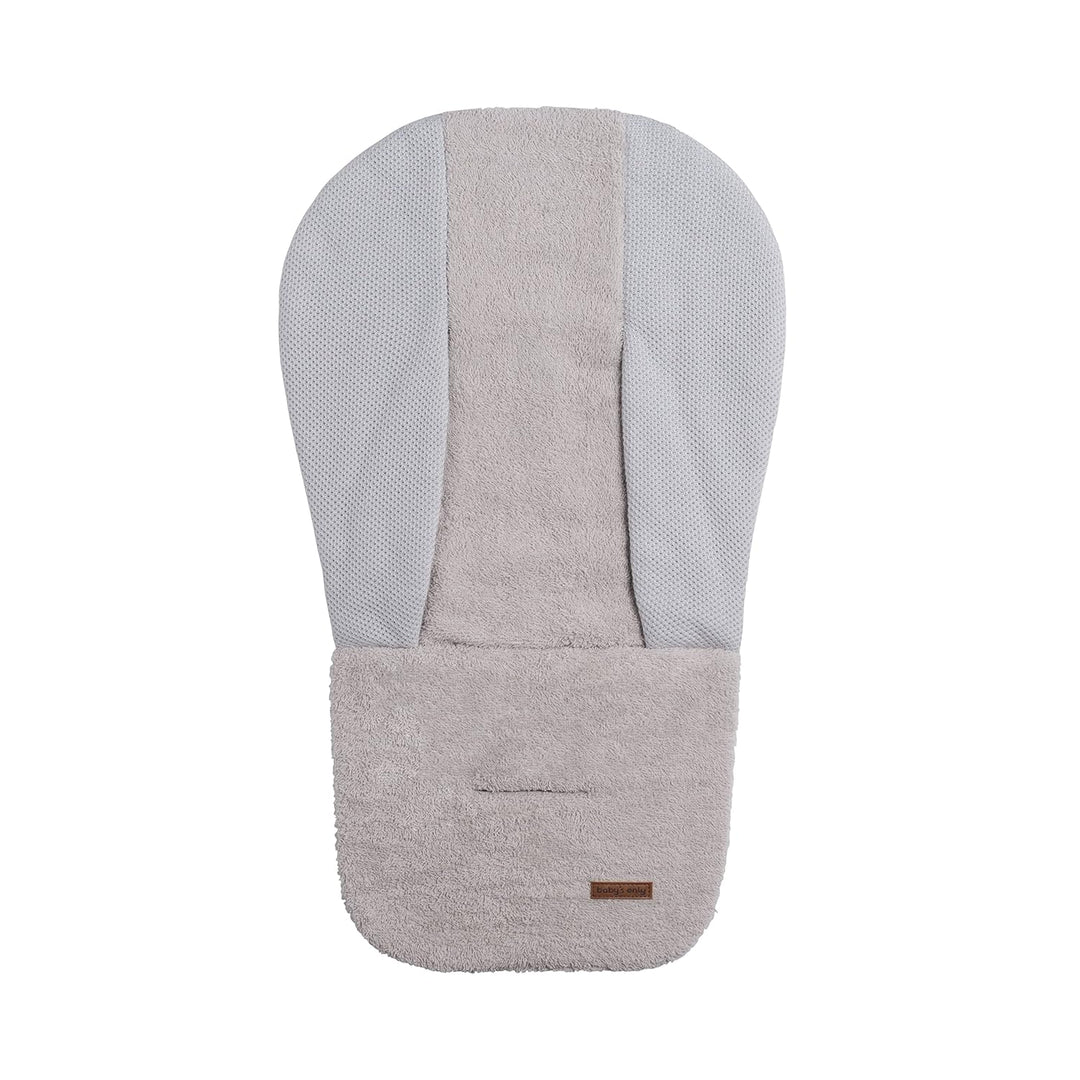 BO BABY'S ONLY - Multicomforter aus Baumwolle - 68x40 cm - für Jungen und Mädchen - Silbergrau, Silb