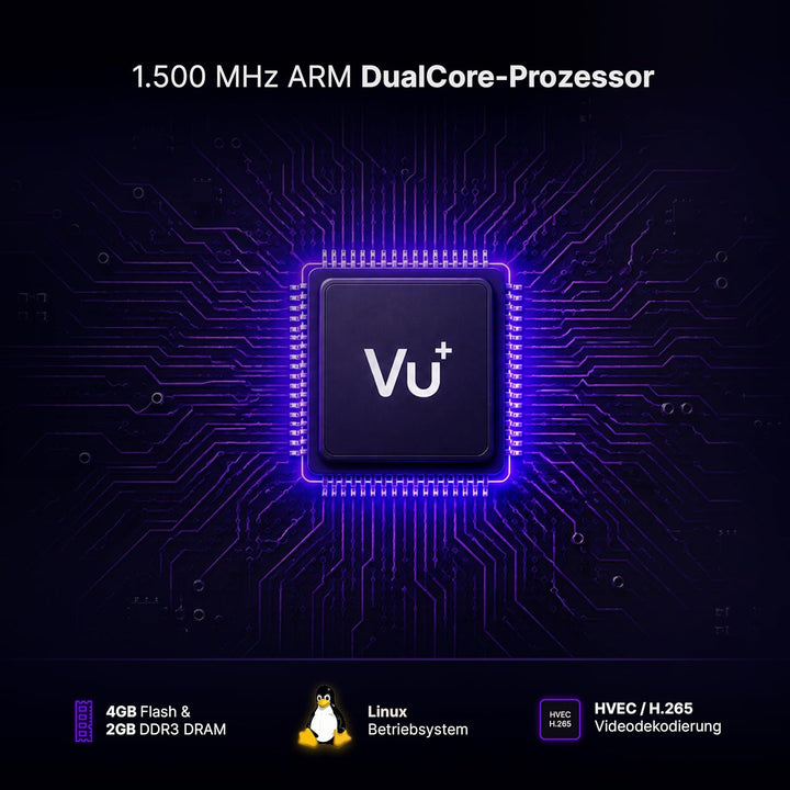 VU+ Zero 4K DVB-C/T2 Linux Kabelreceiver, schwarz DVB-C/T2 Single, DVB-C/T2 Single