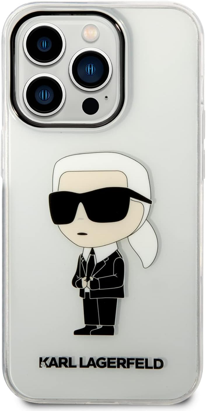 KARL LAGERFELD KLHCP14XHNIKTCT Hülle für iPhone 14 Pro Max 6,7" transparent Hard