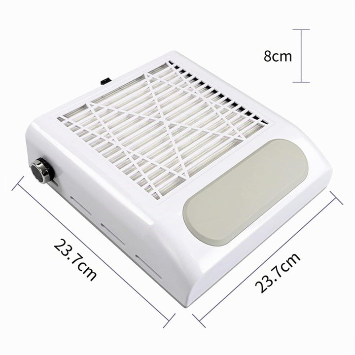 Layhou Nagel Staubsauger Professionelle Staubabsaugung Nagelstudio &amp; Zuhause, 80W Leistungsstarker N