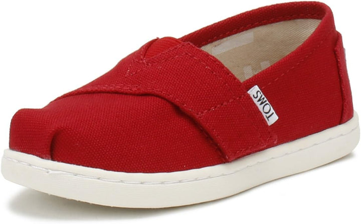 TOMS Unisex Kinder Alpargata Flache Slipper 26 EU Rot, 26 EU Rot