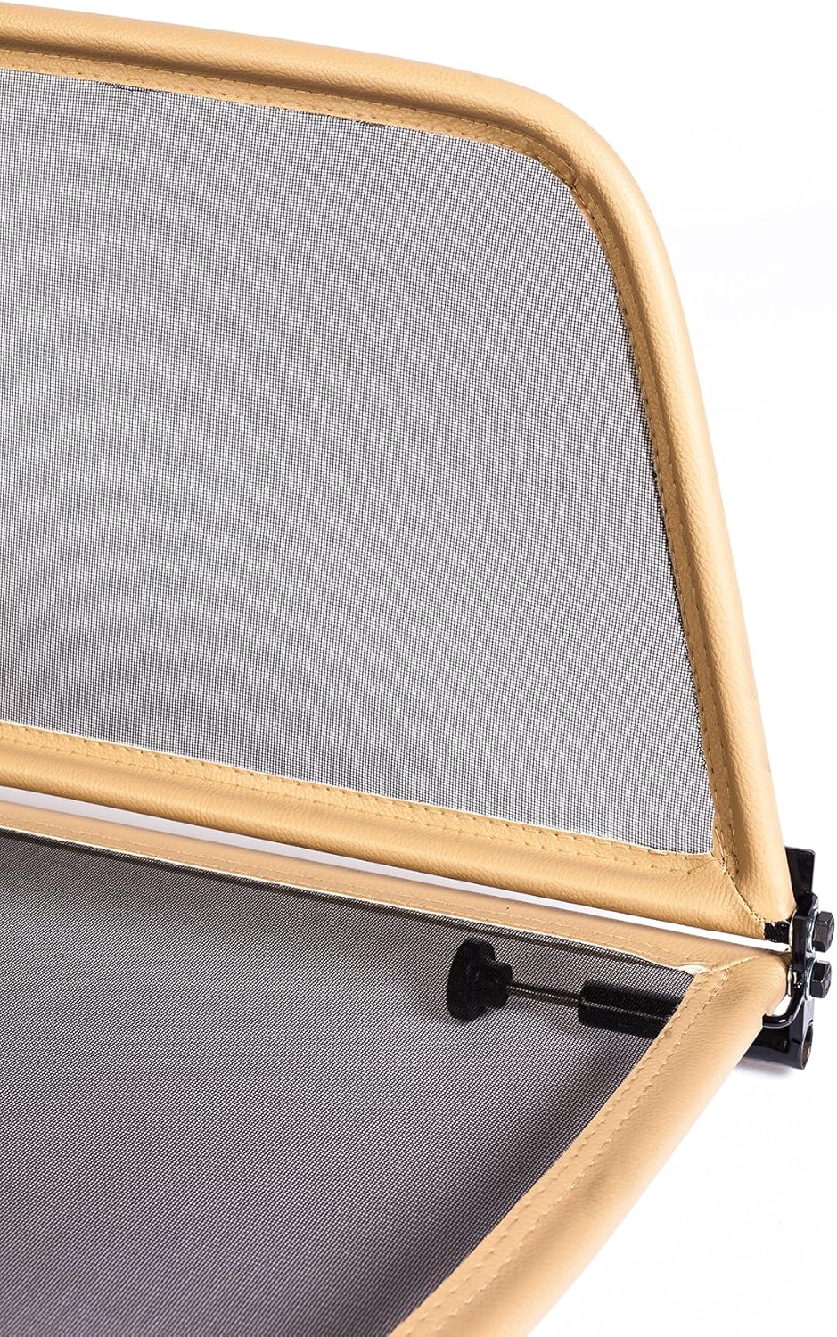 Windschott für BMW E30 (1988-1993) - Klappbar - mit Schnellverschluss - Beige | Windabweiser | Windb