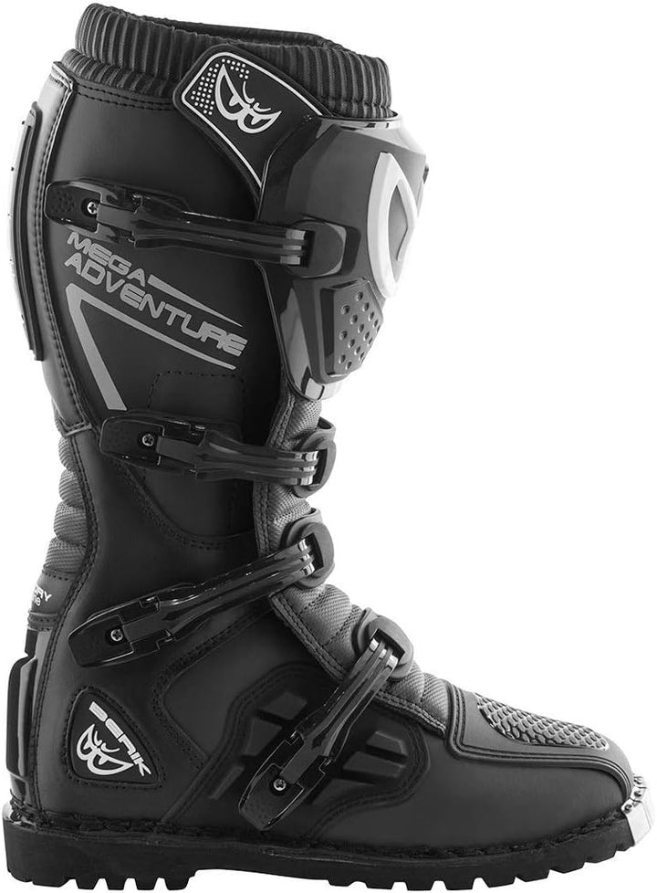 Berik Terrain Adventure Enduro/MX Stiefel, schwarz, 40 40 EU Schwarz, 40 EU Schwarz