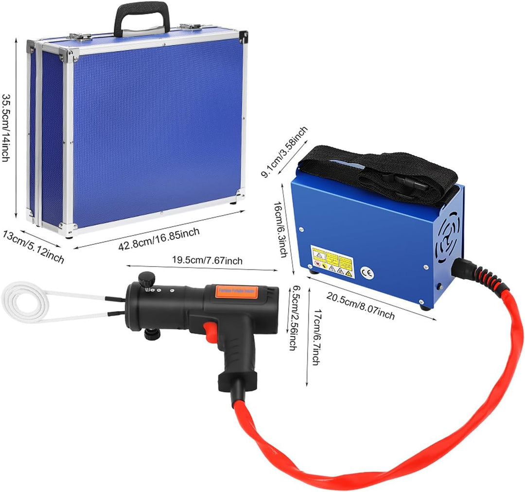 1500W Magnetische Induktionsheizgerät 750℃ induktionsheizung kfz Induktionsheizer induktionswärmer m