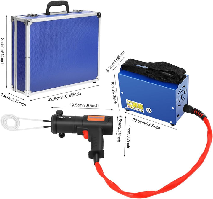 1500W Magnetische Induktionsheizgerät 750℃ induktionsheizung kfz Induktionsheizer induktionswärmer m