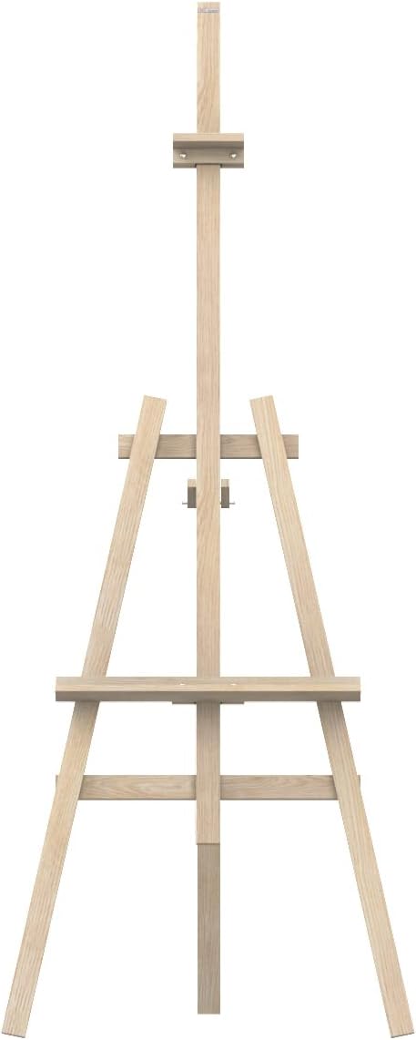 Staffelei holz gross 145 cm Leinwand Ständer Staffeleien für Maler aus Buchenholz höhenverstellbar f