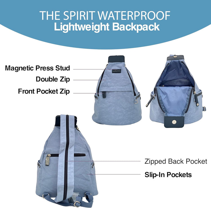 SPIRIT Damen Rucksack Einheitsgrösse Kornblumenblau/Marineblau, Einheitsgrösse Kornblumenblau/Marine