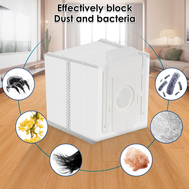 (15 Stück) VCA-ADB90 Ersatzstaubbeutel, kompatibel mit Samsung Vca-SAE/903–904/AA Jet70+ 75+ Jet90 S