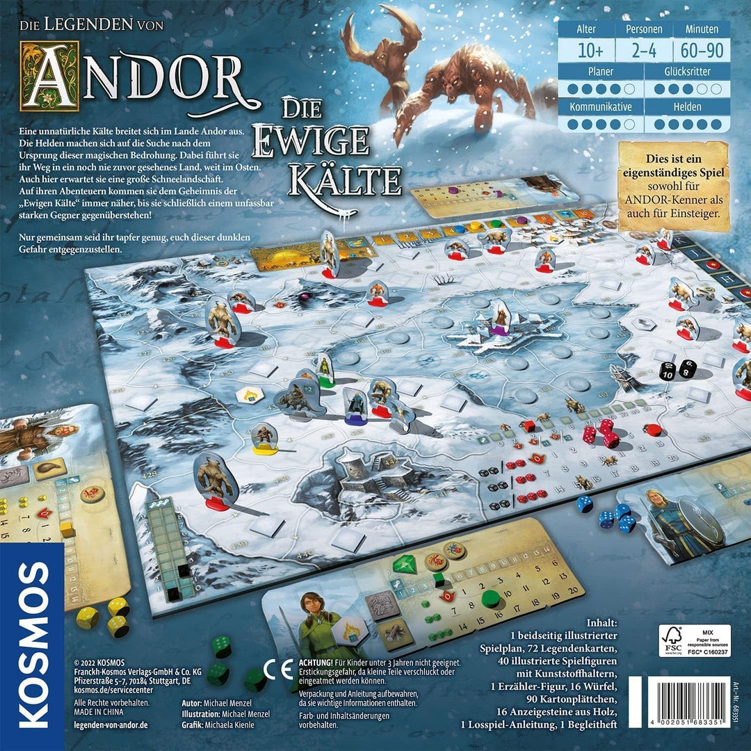Kosmos 683351 Die Legenden von Andor - Die Ewige Kälte, Eigenständiges Spiel in der Welt des Fantasy