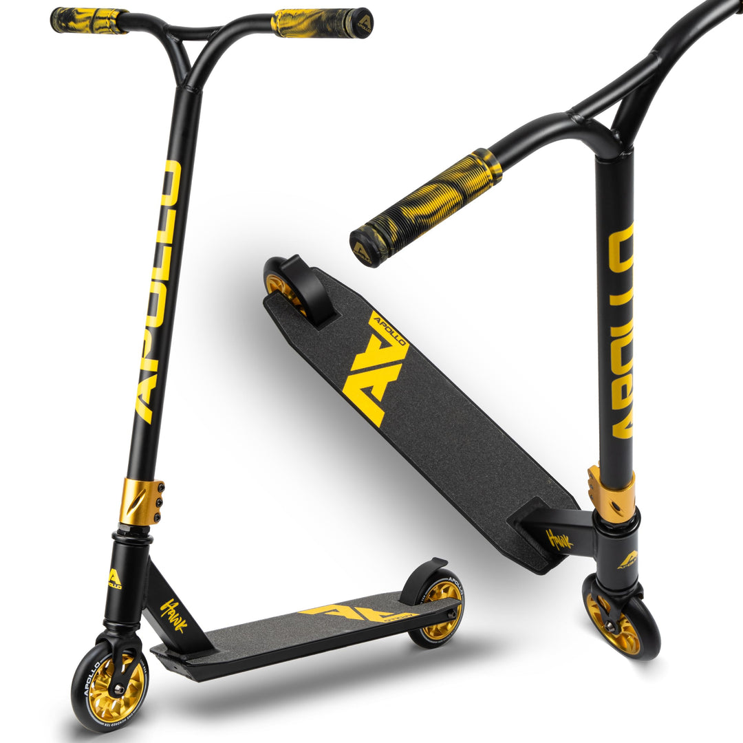 Apollo Stuntscooter Hawk - Freestyle Kickscooter für Kinder und Erwachsene, Kinderroller, Trick Roll