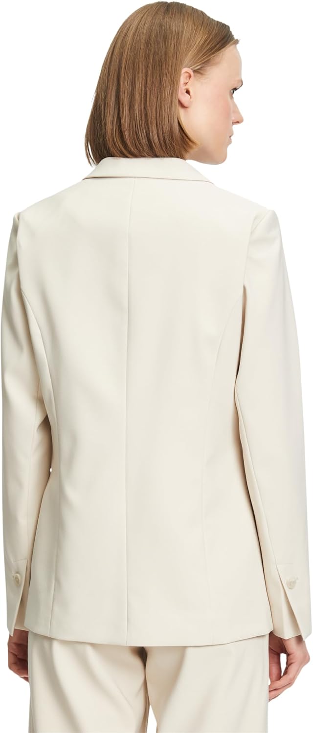 Betty Barclay Damen Blazer-Jacke Langarm 36 Pastel Sand, 36 Pastel Sand