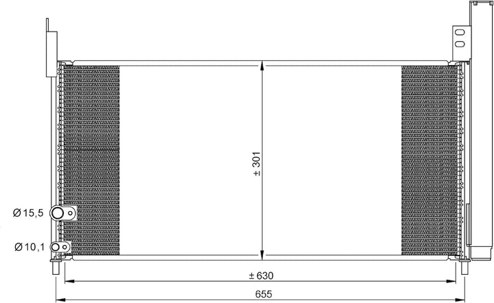 NRF 35863 Kondensator, Klimaanlage