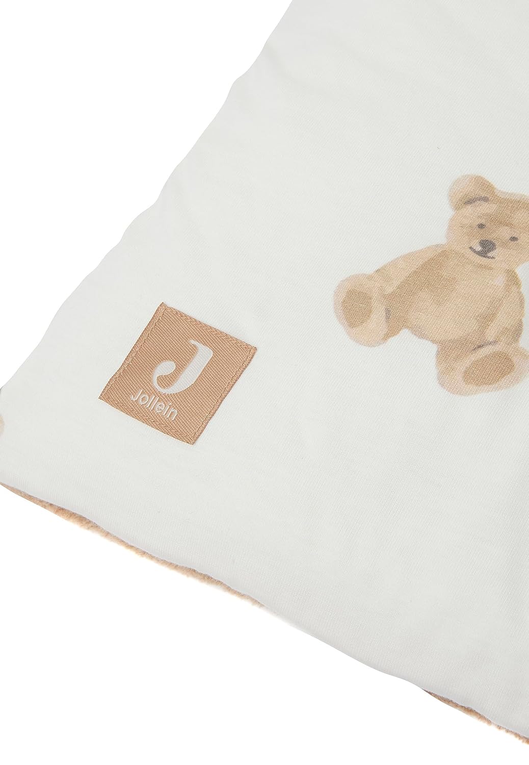 Jollein Krabbeldecke für Baby - Teddy Bear - Bio-Baumwolle - Laufgittereinlage - 75x95 cm - Spieldec