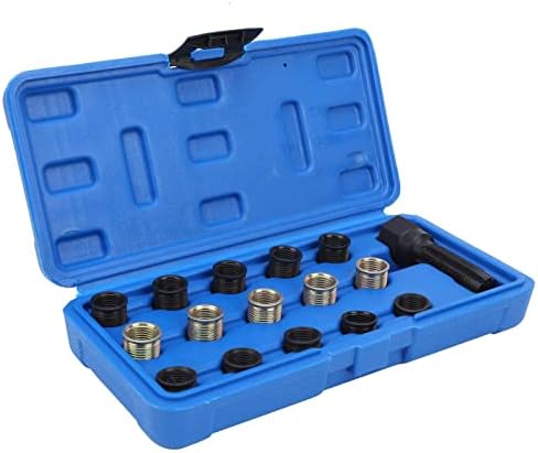 M14x1.25 Zündkerzengewinde Reparaturwerkzeug Schraubengewindebohrer Carbon Steel Rethread Kit