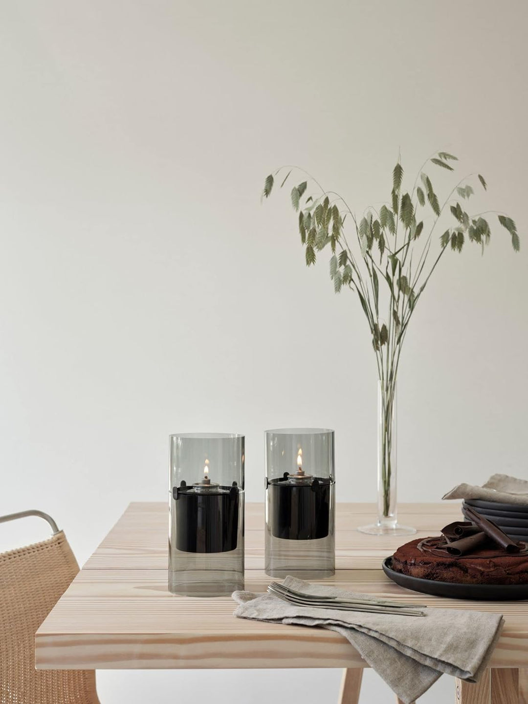 Stelton Lucie Windlicht, Ausführung:Windlicht Lucie - Smoke, Windlicht Lucie - Smoke