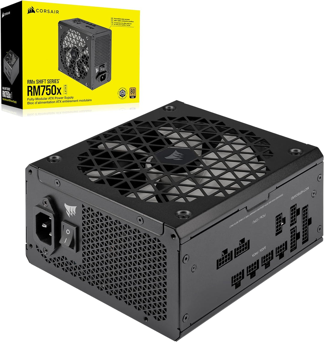 Corsair RM750x Shift Vollmodulares ATX-Netzteil - Modulare Seitenschnittstelle - ATX 3.0- & PCIe 5.0