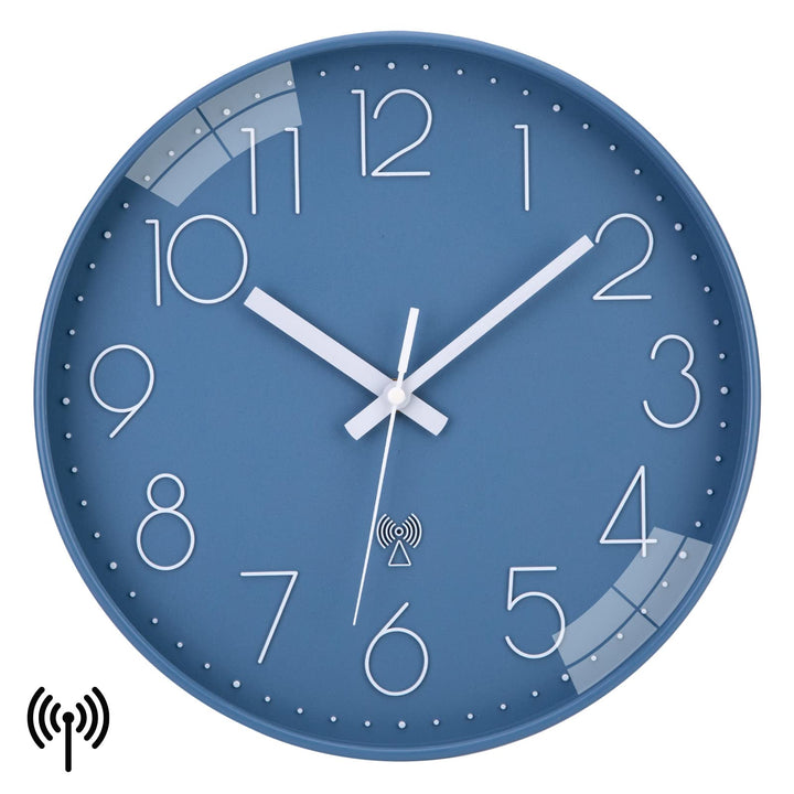 VIVILINEN Funkuhr geräuschlos Wanduhr Ohne Tickgeräusche Modern Funkwanduhr Lautlos Wanduhr Nicht Ti