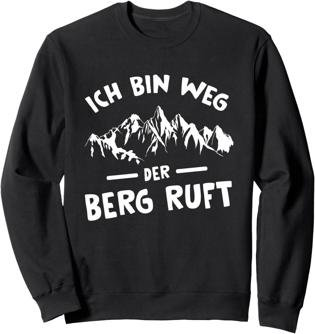 Wandern Bergsteigen Bergsteiger Wanderer Berge Bergsteigen Sweatshirt