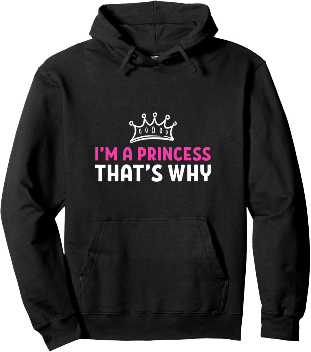 Ich bin eine Prinzessin GLAT-Mädchen Pullover Hoodie