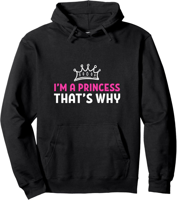 Ich bin eine Prinzessin GLAT-Mädchen Pullover Hoodie