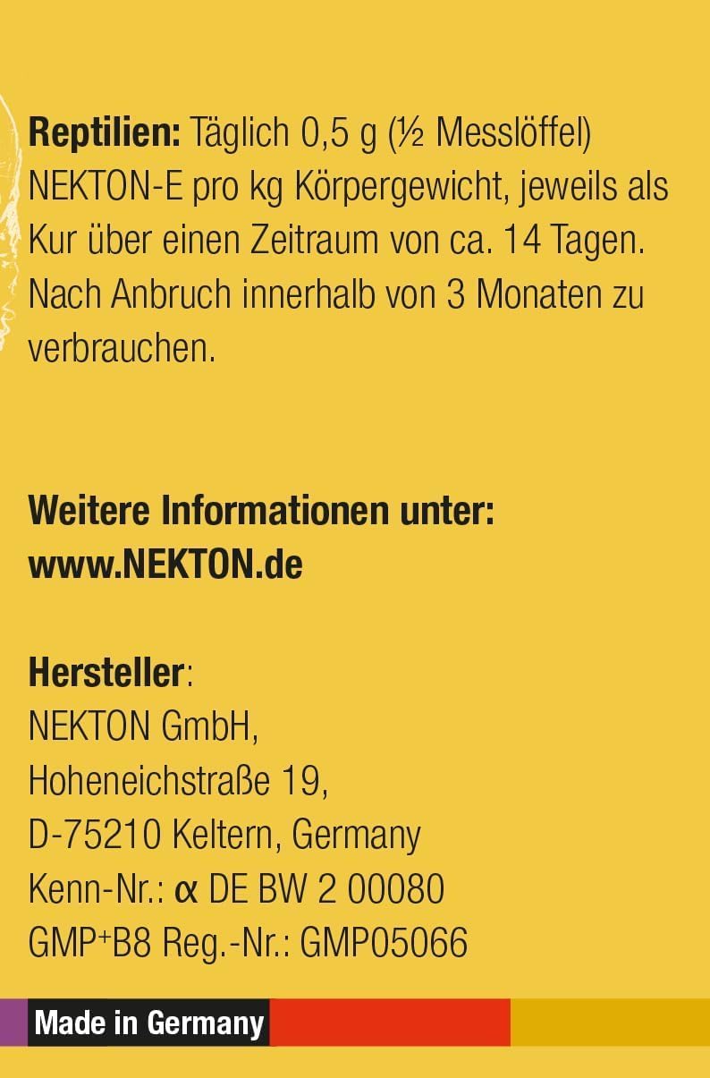 Nekton E, 1er Pack (1 x 600 g), XXL