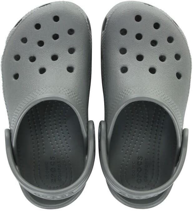 Crocs Unisex Kids Classic Clog K Clog 27/28 EU Slate Grey, 27/28 EU Slate Grey