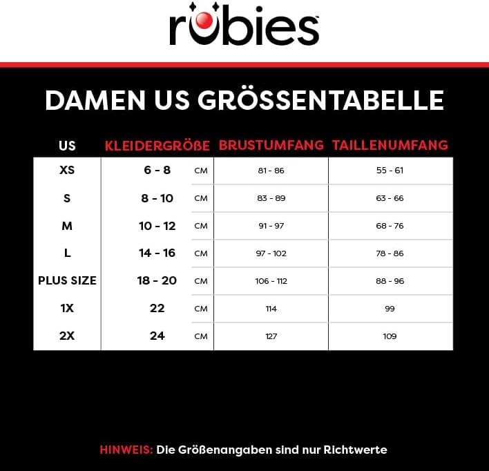 Rubie's Offizielles - Harley Quinn Damen-Kostüm - Suicide Squad, Erwachsene, L (14-16), Schwarz, L