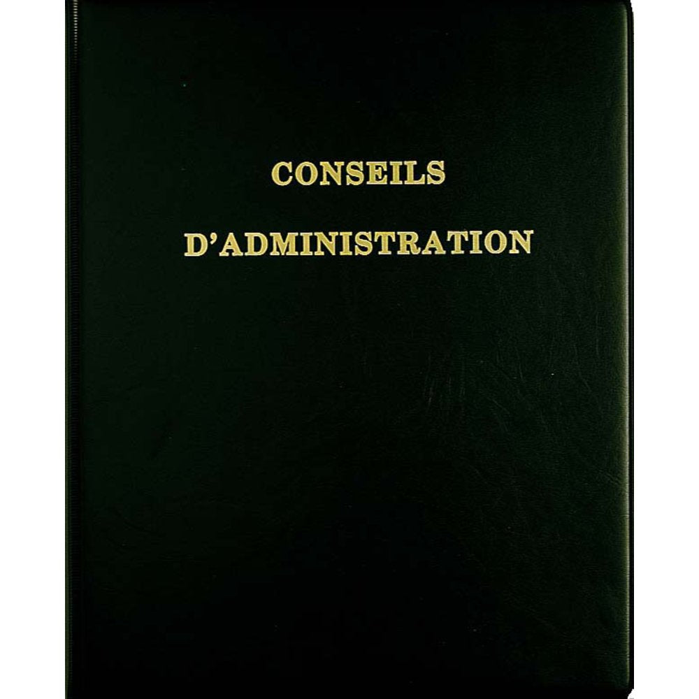 Reliure Registre 29,7x21cm 4 Anneaux avec Recharge (5419e) - Deliberations Conseil d&