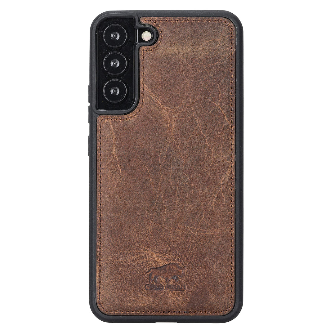 Solo Pelle Lederhülle für das Samsung Galaxy S22+ / S22 Plus Hülle aus echtem Leder, Model: Stanford