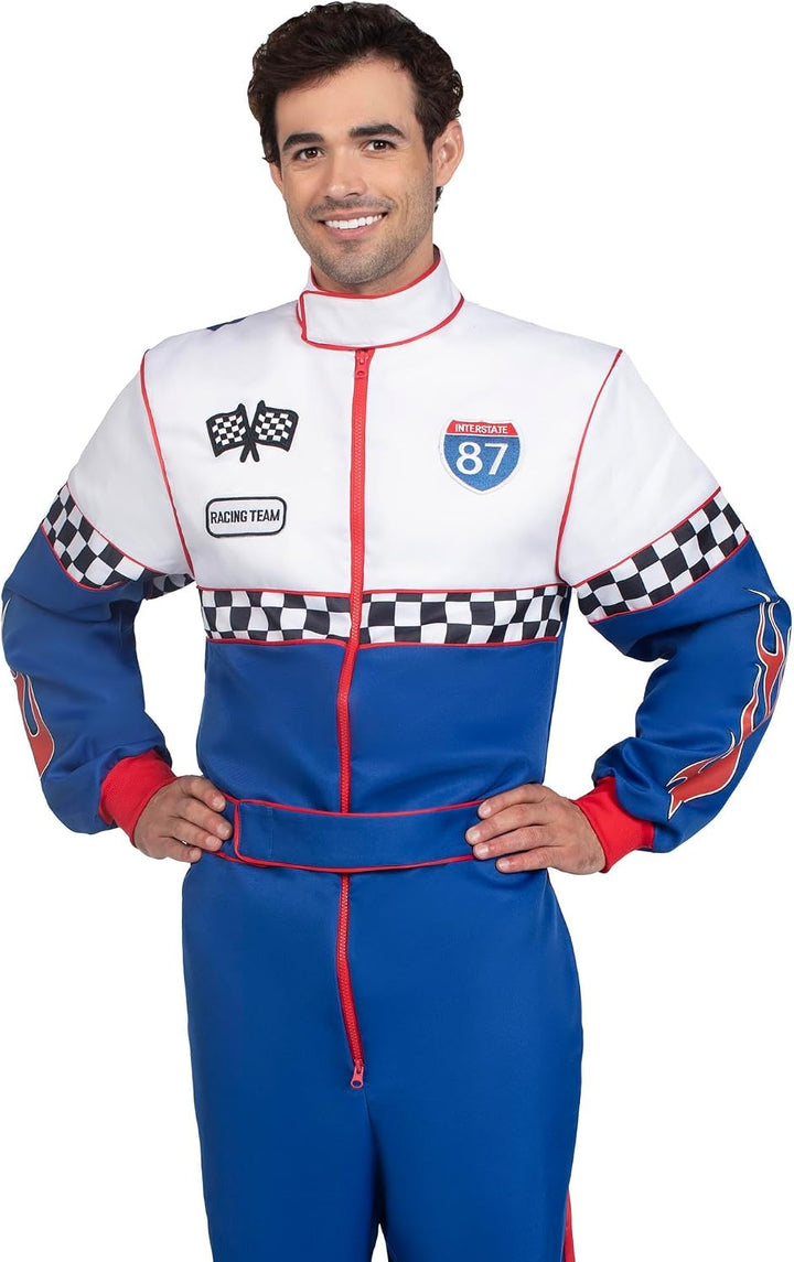 LEG AVENUE Damen Speedway Racer Halloween-Kostüm M Mehrfarbig, M Mehrfarbig