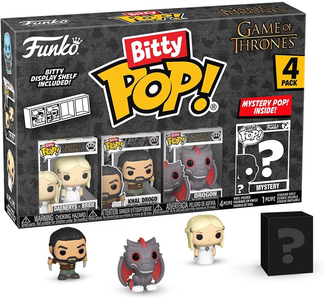 Funko Bitty Pop! GoT - Khaleesi 4pkund eine Überraschungs-Mini-Figur - 0.9 Inch (2.2 cm) - Game of T