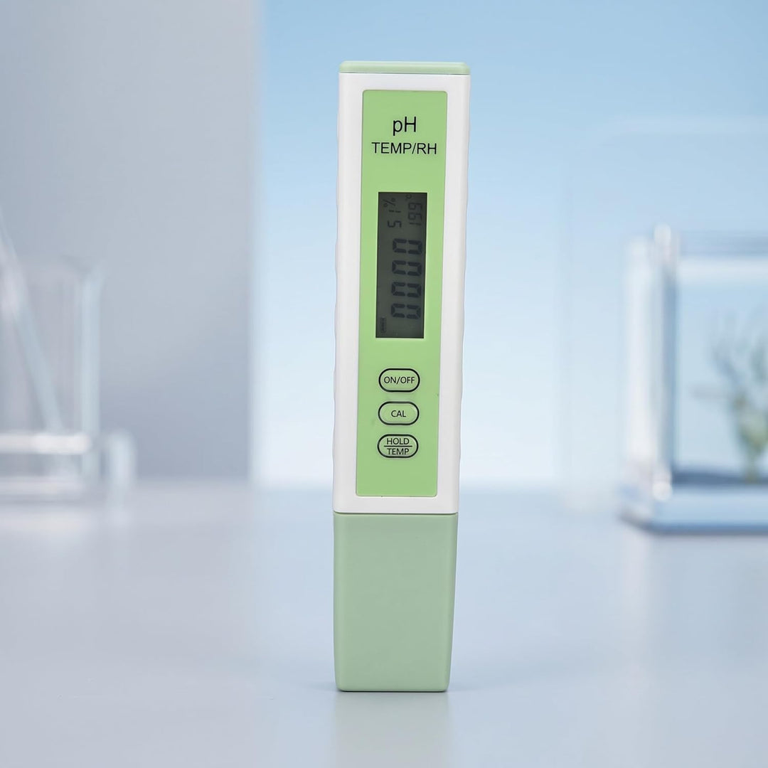 Haofy Digitales PH-Messgerät, 2-in-1-Wassertester PH-Tester Temperatur-Feuchtigkeitsüberwachungsstif