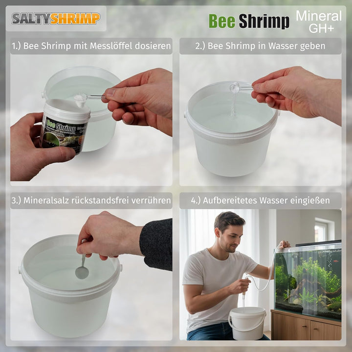 SaltyShrimp - Bee Shrimp Mineral GH+, 850 g 0,85 kg, 0,85 kg