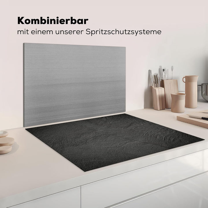 Herdabdeckplatte Einteilig Küche Herdabdeckung Induktionsfeld Ceranfeld Herdabdeckplatten Vinyl Matt