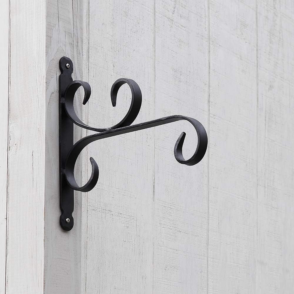 Achla Designs B-27 Allzweck-Wandhaken, Schmiedeeisen, Schwarz Small, Small