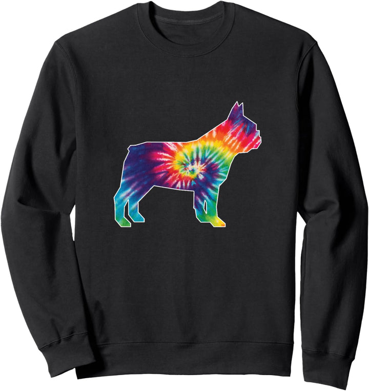 Tie Dye Dog Lover French Bulldog Sweatshirt