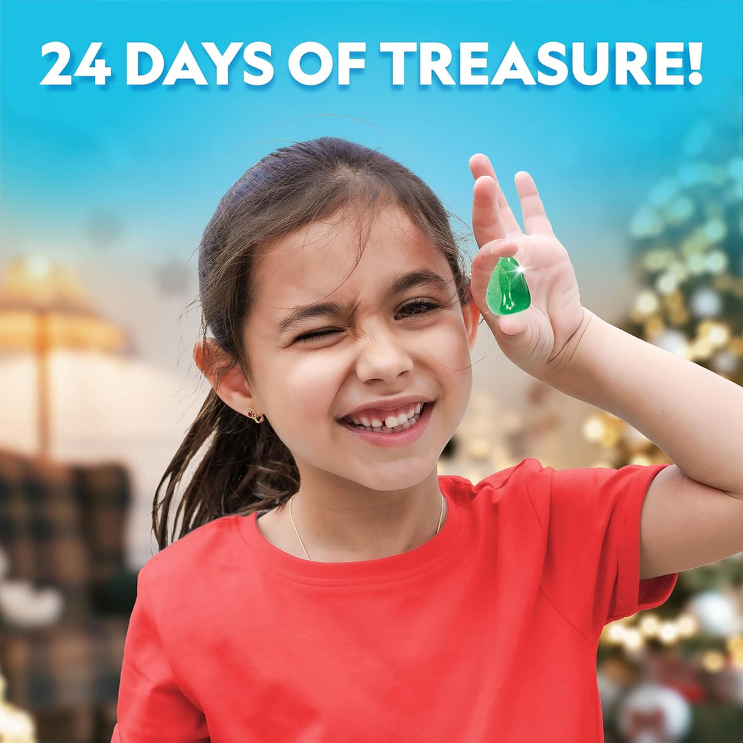 NATIONAL GEOGRAPHIC Edelstein-Adventskalender 2023 - Adventskalender für Kinder mit 24 Edelsteinen z