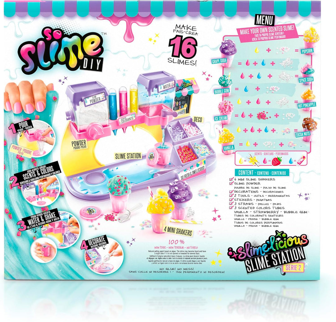 Canal Toys - So Slime DIY - Slimelicious Slime Station Serie 2 - Slime-Set für Kinder mit 16 Slimes