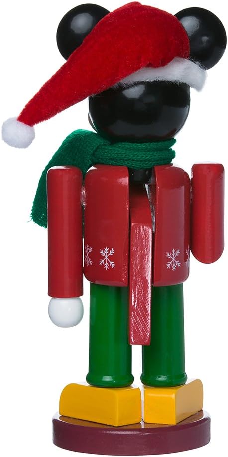 Kurt S. Adler 10-Inch Nutcracker Kurt Adler Nussknacker, Mickey Mouse, 25,4 cm, Mehrfarbig, Standard