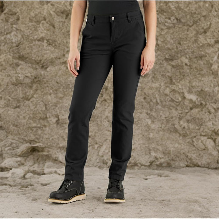 Carhartt Damen The Essential Canvas Pant Arbeitshose 36 Schwarz, 36 Schwarz