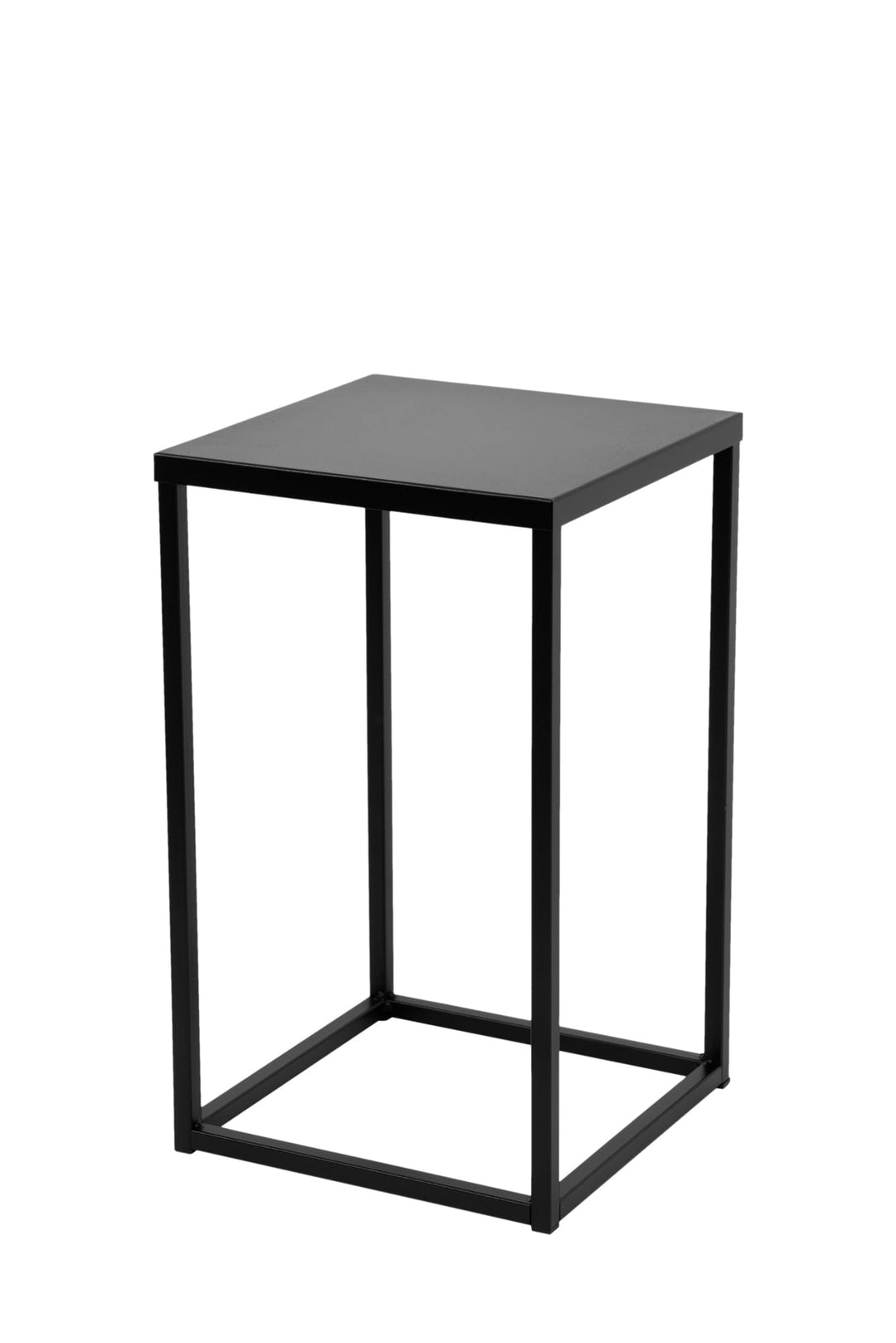Pflanzenständer Ferro - 24x24x40cm - Farbe Schwarz - für Zimmerblumen - Metallregal - Dekorativer Ti